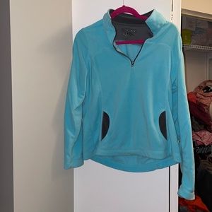 Woman’s TekGear Large 3/4 Fleece - Light Blue
